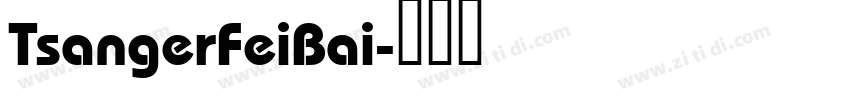 TsangerFeiBai字体转换