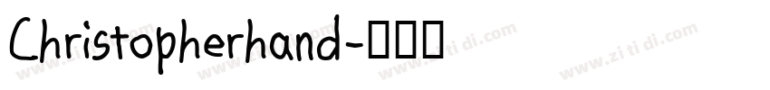 Christopherhand字体转换