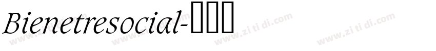Bienetresocial字体转换