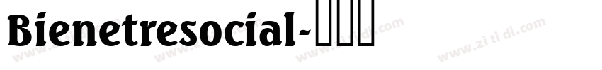 Bienetresocial字体转换