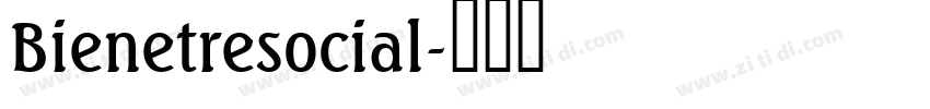 Bienetresocial字体转换