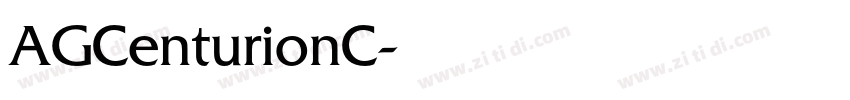 AGCenturionC字体转换