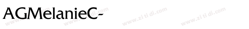 AGMelanieC字体转换