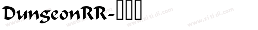 DungeonRR字体转换