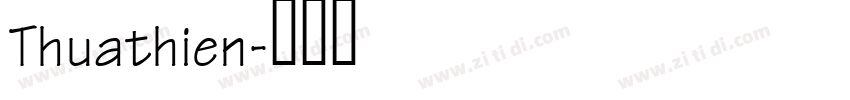 Thuathien字体转换