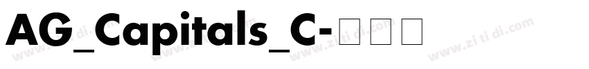 AG_Capitals_C字体转换