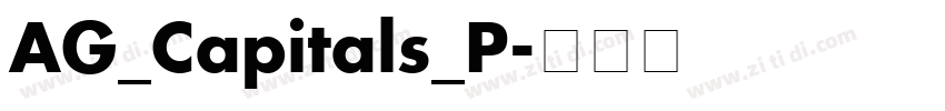 AG_Capitals_P字体转换