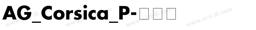 AG_Corsica_P字体转换