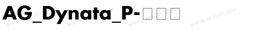 AG_Dynata_P字体转换