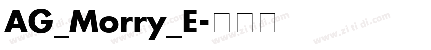 AG_Morry_E字体转换