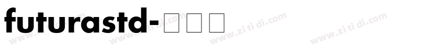 futurastd字体转换