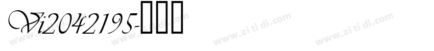 Vi2042195字体转换
