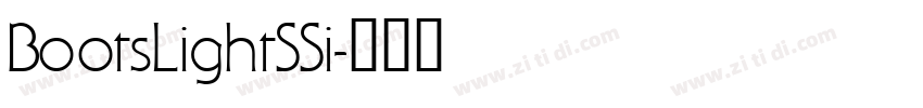 BootsLightSSi字体转换