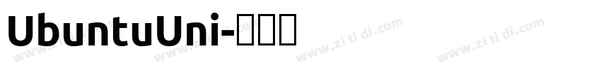 UbuntuUni字体转换