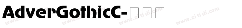AdverGothicC字体转换 AdverGothicC字体转换