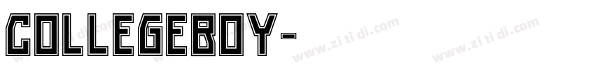 CollegeBoy字体转换