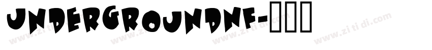 UndergroundNF字体转换