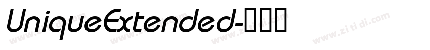 UniqueExtended字体转换