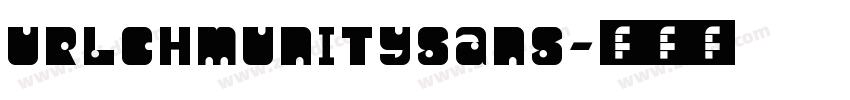 URLCHMUnitySans字体转换
