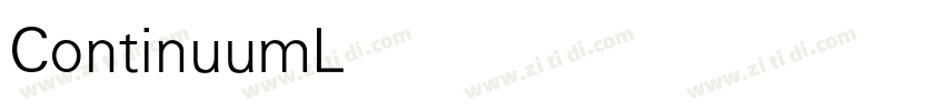 ContinuumLight字体转换