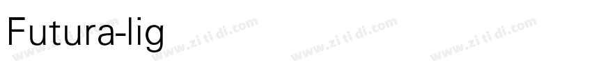 Futura-light字体转换