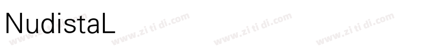 NudistaLight字体转换