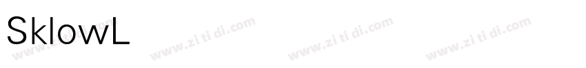 SklowLight字体转换