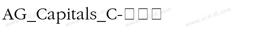 AG_Capitals_C字体转换