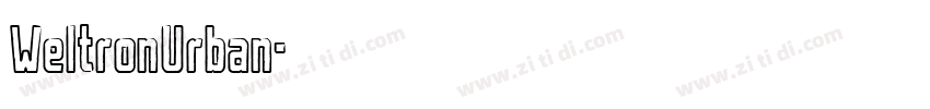 WeltronUrban字体转换