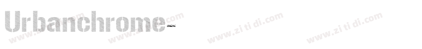 Urbanchrome字体转换