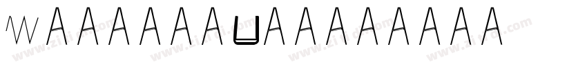 WeltronUrban字体转换
