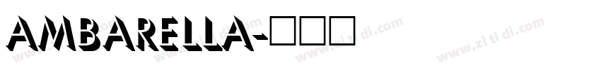 Ambarella字体转换