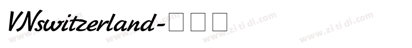 VNswitzerland字体转换