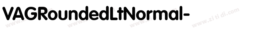 VAGRoundedLtNormal字体转换
