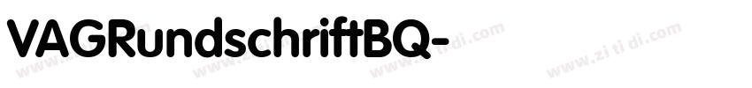 VAGRundschriftBQ字体转换