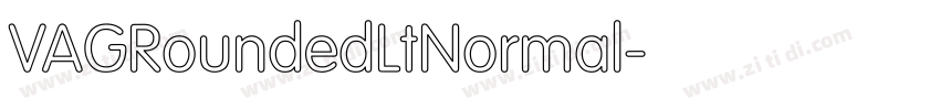 VAGRoundedLtNormal字体转换