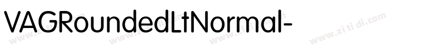 VAGRoundedLtNormal字体转换
