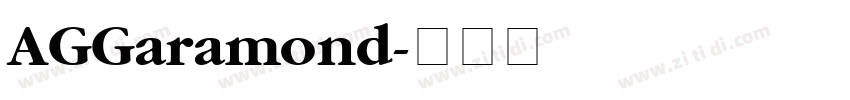 AGGaramond字体转换
