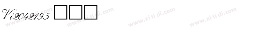 Vi2042195字体转换