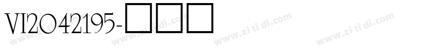 Vi2042195字体转换