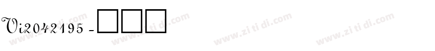 Vi2042195字体转换