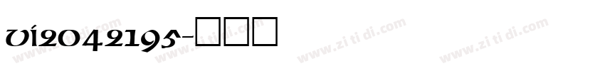 Vi2042195字体转换