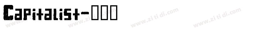 Capitalist字体转换