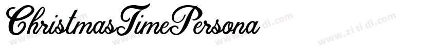 ChristmasTimePersona字体转换