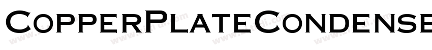 CopperPlateCondensed字体转换