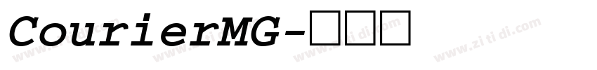 CourierMG字体转换