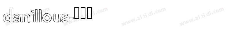 danillous字体转换