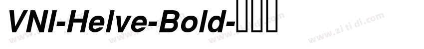 VNI-Helve-Bold字体转换