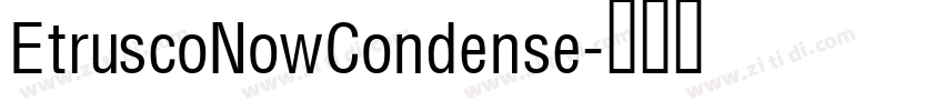 EtruscoNowCondense字体转换
