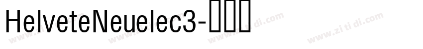 HelveteNeuelec3字体转换